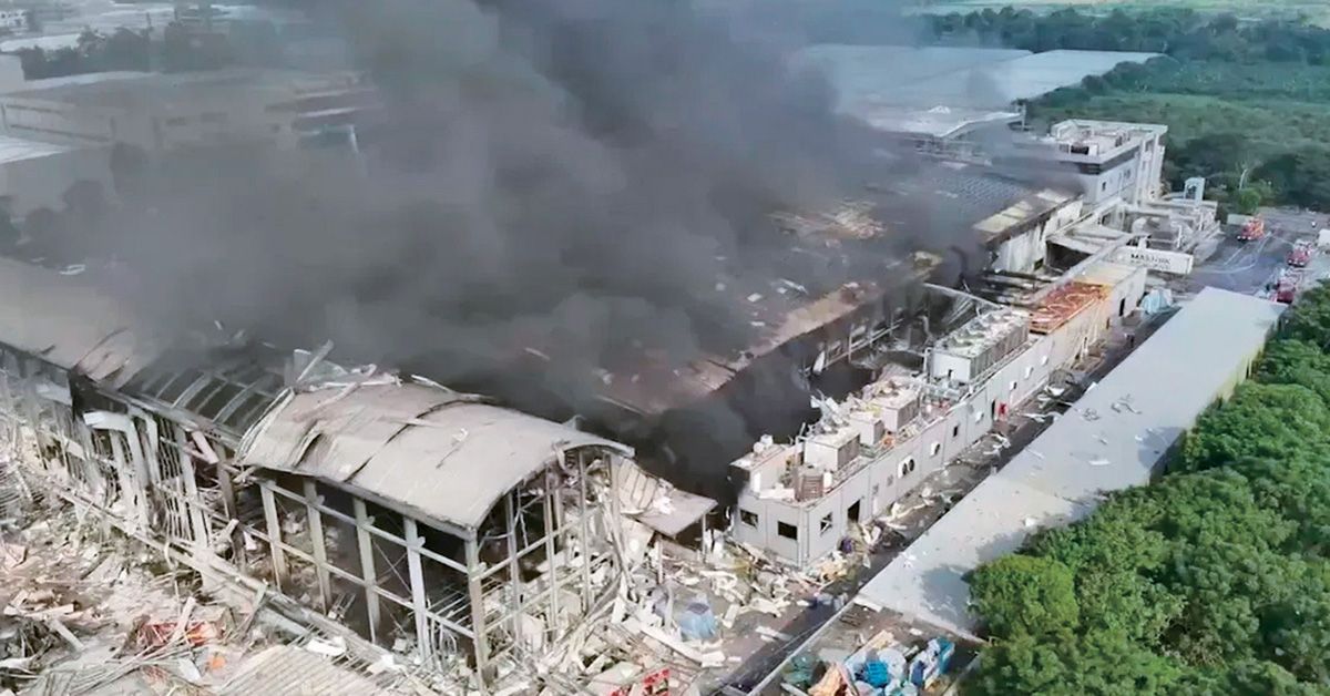 明揚粗估922爆炸事故 廠房及設備等損失達10.28億元