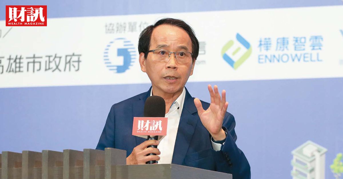 ▲高雄市副市長林欽榮說明智慧高雄燈塔計畫，目標是成為智慧城市示範基地。（圖／彭世杰攝）