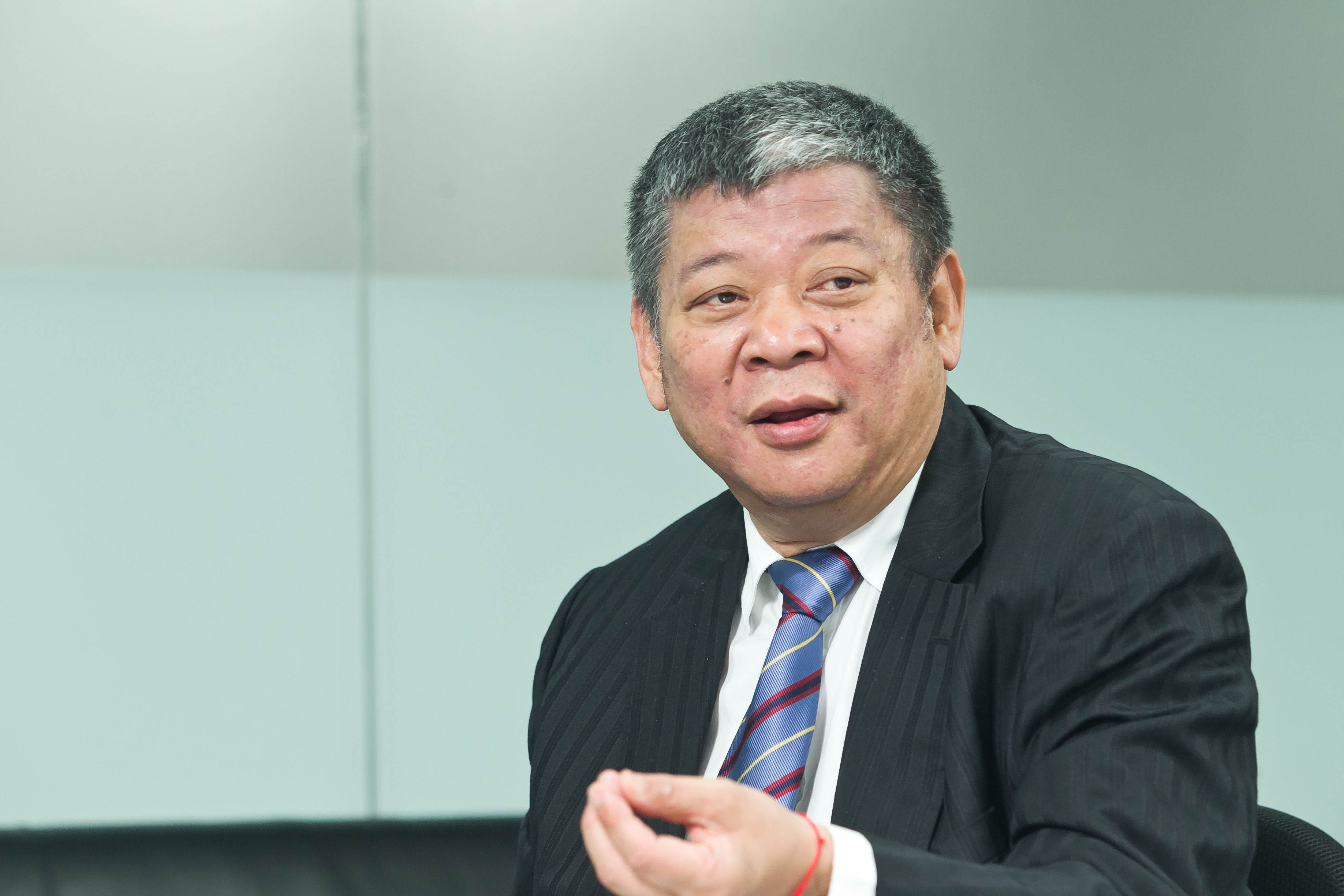 甲山林機構董事長祝文宇:未來趨勢是重劃區贏舊區,做都更前一定要先做好新區開發!(圖/陳俊松攝)